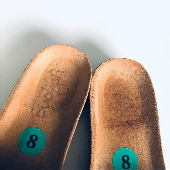 Yokono Women's 8 Calf Hair Animal Print Orthotic Comfort Slide Sandal - Picture 6 of 16